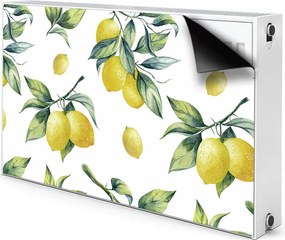 Maskownica dekoracyjna grzejnika Żółte cytryny