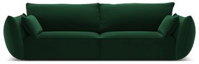 Ciemnozielona aksamitna sofa 208 cm Vanda – Mazzini Sofas