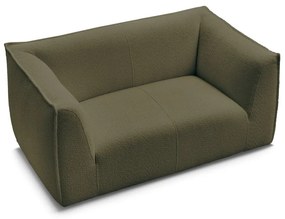 Zielona sofa z materiału bouclé 170 cm Giorgia – Bobochic Paris