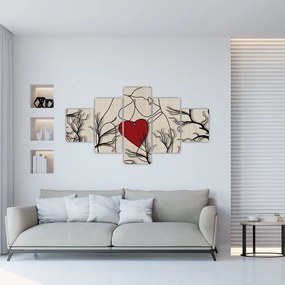 Obraz - Zakochana para (125x70 cm)