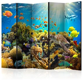 Parawan akustyczny Pejzaże 225x172 cm 5-częściowy wielokolorowy ARTGEIST B