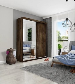 Szafa przesuwna TOP B-23 150 jesion ciemny