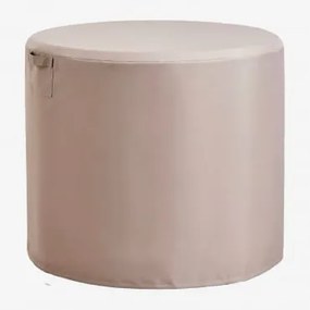 Pokrowiec Ochronny Na Okrągły Stół Ogrodowy Otley Kremowa Tapioca & Ø105 Cm - Sklum