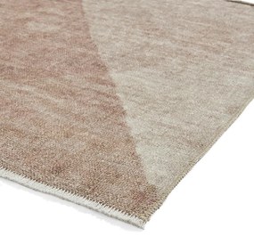 Jasnobrązowy chodnik z mieszanki bawełny odpowiedni do prania 60x170 cm Whisper – Think Rugs