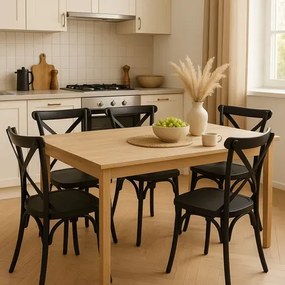Białe krzesło stołowe w stylu chiavari W5-E77