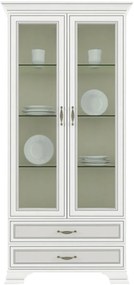 Dwudrzwiowa szklana witryna fineline crema F3-L54