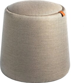 Szara pufa z tkaniny 5073 ANGEL CERDA