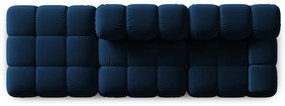 Niebieska aksamitna sofa 282 cm Bellis – Micadoni Home