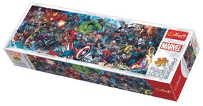 Tref Puzzle Panoramiczne Świat Marvela, 1000 elementów