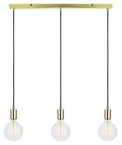 Złota lampa wisząca Markslöjd Sky Three