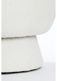 Kremowy fotel z materiału bouclé Avoria – Light &amp; Living