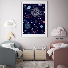 Plakat - Bajkowy kosmos (A4)