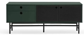 Ciemnozielona szafka pod TV 140x52 cm Punto – Teulat