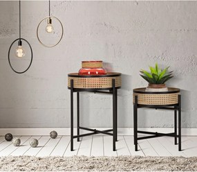 Okrągłe stoliki zestaw 2 szt. ø 40 cm Fuji – Mauro Ferretti