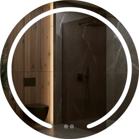 Lustro ścienne LED 70cm Modern