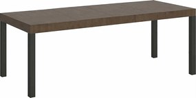 Stół rozkładany 200/304x90 cm Everyday Premium orzech z nogami antracytowymi