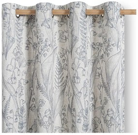 Jasnoszara zasłona 135x250 cm Selvetia – Restilo