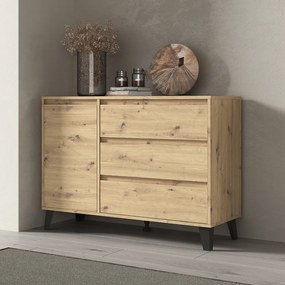 Komoda BOGAN 1D3S, dąb artisan