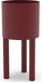 Wysoki kwietnik metalowy Bom H50 cm