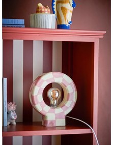 Różowa lampa stołowa (wysokość 23,5 cm) Vialini – Bloomingville