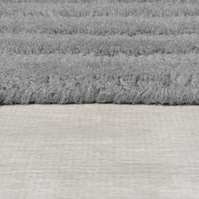 Szary wełniany dywan tkany ręcznie 200x290 cm Zen Rectangles – Flair Rugs