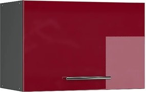 Szafka ścienna bordowa czerwień wysoki połysk 60x34.1x40 fame-line