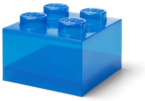 Niebieski plastikowy pojemnik dziecięcy 25x25x18 cm – LEGO®
