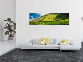Obraz górskiego krajobrazu (170x50 cm)