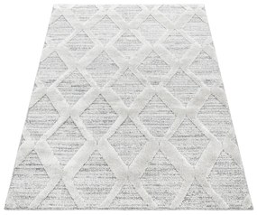 Dywan nowoczesny 3D La Casa romby kremowy 200 cm x 290 cm