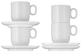 Białe porcelanowe filiżanki do cappuccino zestaw 2 szt. 170 ml Barista – WMF