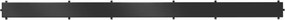 Mexen Flat M13 maskownica 2w1 do odpływu liniowego 80 cm, czarna - 1719080
