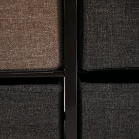 Komoda z szufladami z tkaniny HAZEL TYP 3, brązowy, XL