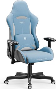 Fotel gamingowy materiałowy niebieski: Diablo X-Starter