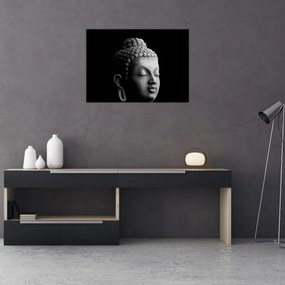 Obraz na szkle - Budda, portret (70x50 cm)