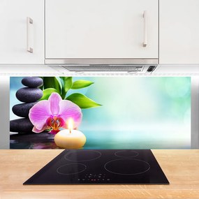 Szkło Ozdobne do Kuchni Orchidea nad Lustrem Wody