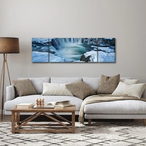 Obraz - Wodospad Bogów, Islandia (170x50 cm)