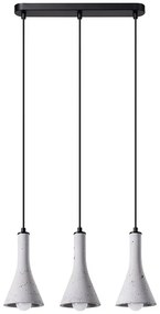 Betonowa lampa wisząca 3-punktowa - 4X A398 F9-S36