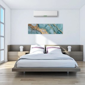 Obraz - Turkusowy marmur (170x50 cm)
