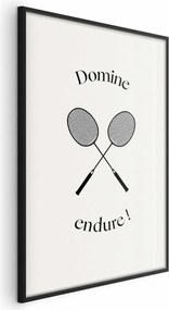 Plakat Rakiety do badmintona 29,7x42 cm z ramą czarną bez marginesu ARTGEIST B