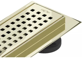 Mexen Flat M08 odpływ liniowy 90 cm, złoty - 1525090-15