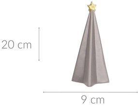 Choinka dekoracyjna z gwiazdą, 20 cm