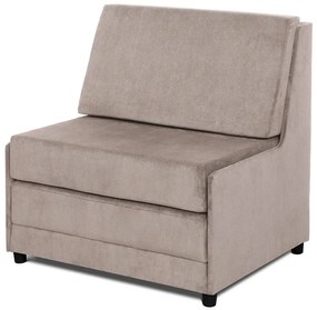 Tapicerowany beżowy fotel spania z funkcją L3-R72