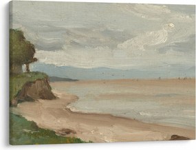 Obraz - Jean-Baptiste-Camille Corot, Beach Near Etretat, reprodukcje (70x50 cm)
