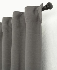 Zasłona BASIC na taśmie marszczącej 140x280cm ciemnoszary 1 szt.