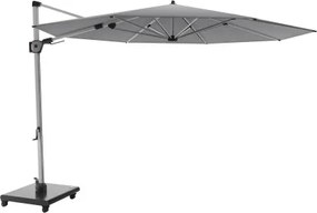 HYPERION 340 PRESTIGE – luksusowy huśtawkowy parasol ogrodowy z bocznym drążkiem : Kolor parasola - Jasnoszary