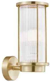 Nordlux - Zewnętrzny kinkiet LINTON 1xE27/15W/230V IP54 mosiądz