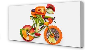 Zdjęcie na płótnie Artystyczna Postać z Warzyw