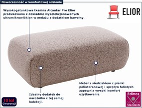 Minimalistyczna duża pufa do salonu oberżyna W3-L40
