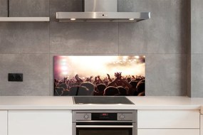 Szklany Panel Tłum na Koncercie