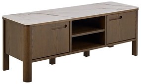 Brązowa szafka pod TV w dekorze dębu 120x45x40 cm Southampton – Actona